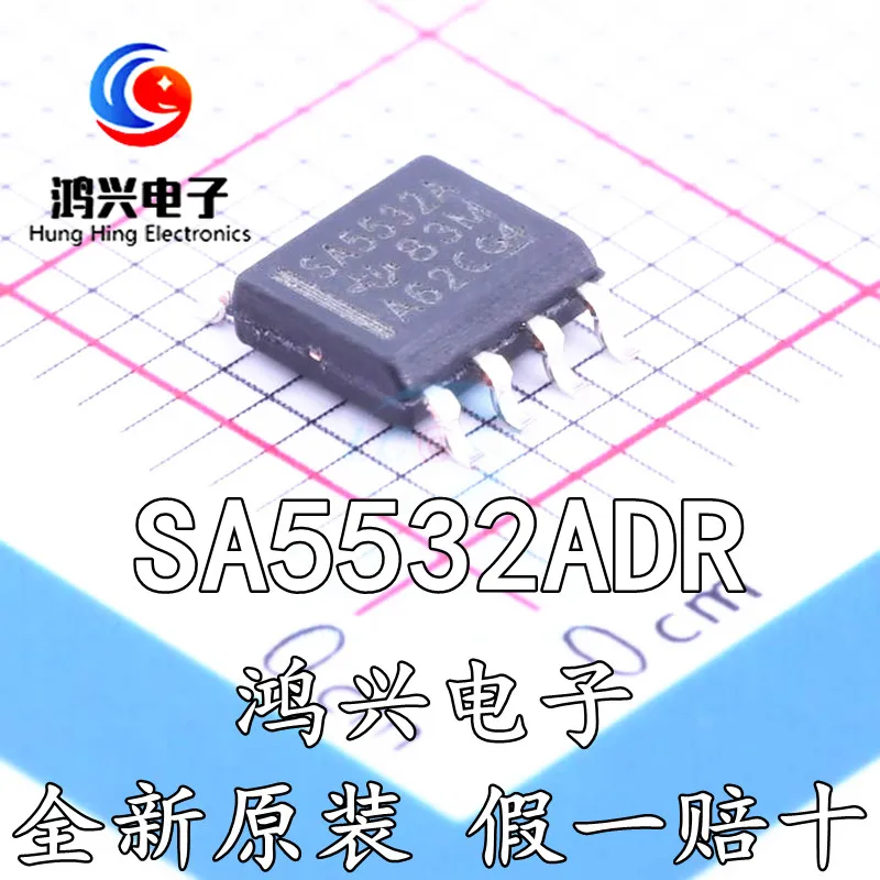 

20pcs original new 20pcs original new SA5532ADR 5532 chip SOP-8 TI low noise operational amplifier TI