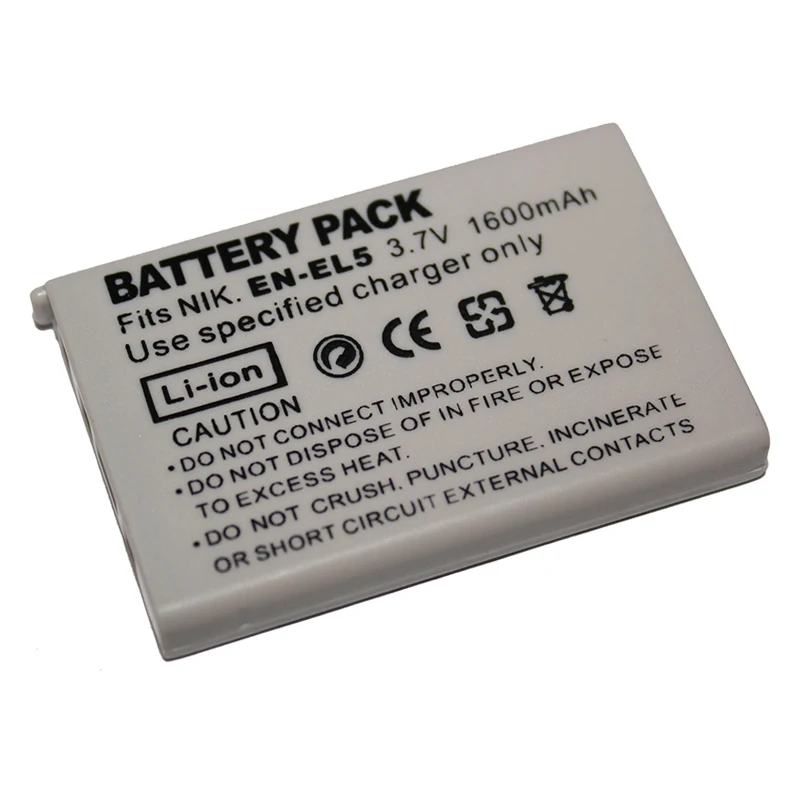 1600mAh pl-EL5 bateria aparatu cyfrowego do aparatu Nikon Coolpix P4 P80 P90 P100 P500 P510 P520 P530 P5000 P6000 P5100 5200 baterii