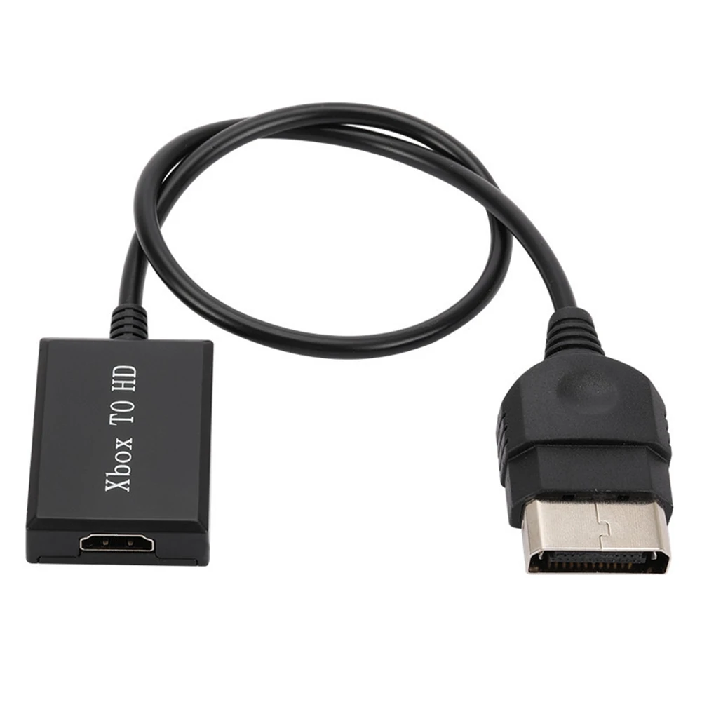 1080P HDMI-Compatible Input to XBOX Output Video Audio HD Converter Adapter for Game Console for Plug and Play DC Cables