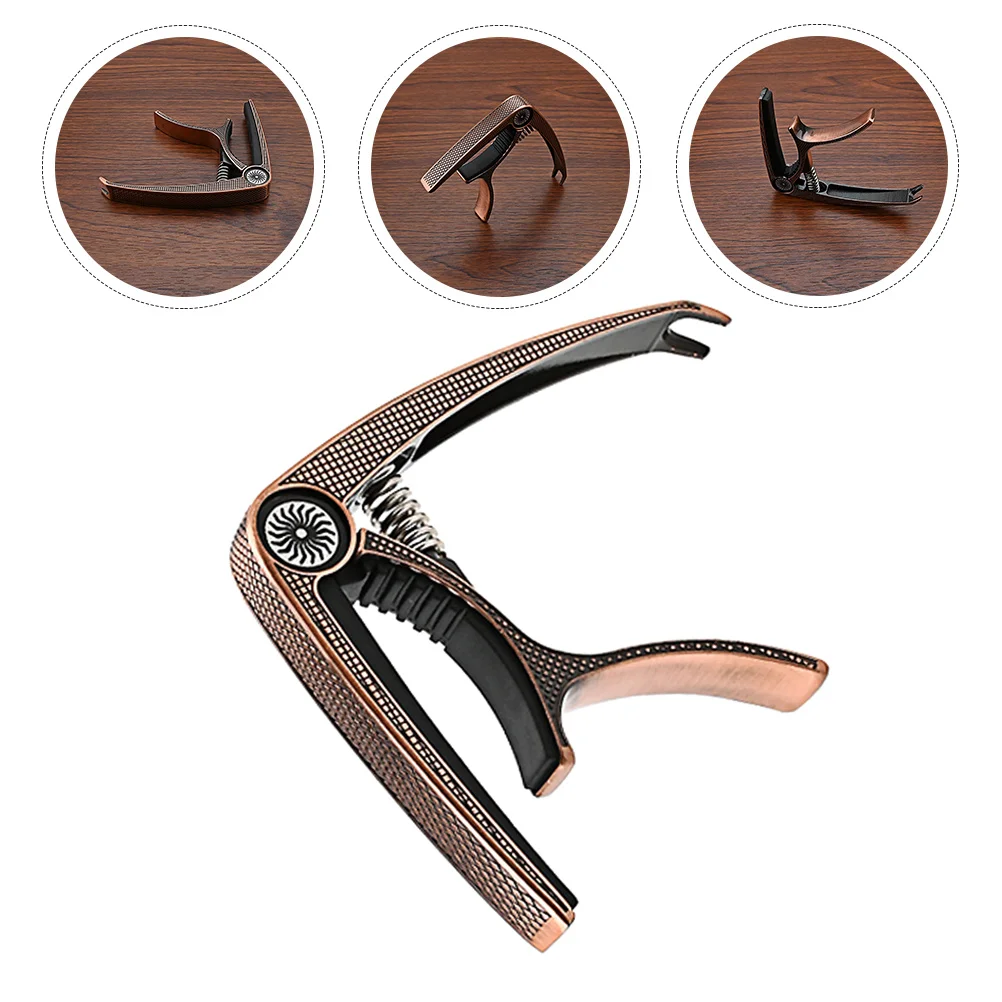 

Capo Metal Tone Modified Clip For Electric Guitar Ukulele Portable Tuning Clip Guitar Accessory Tone Modified Clamp