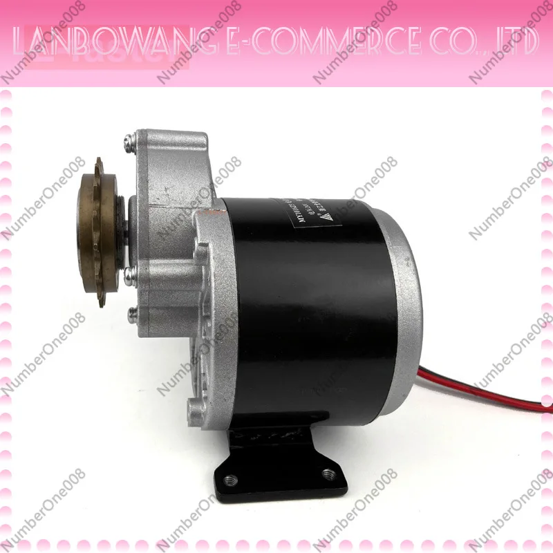 350W Brushed Geared Motor Left-Side Mount Kit for Electric Scooter Bike