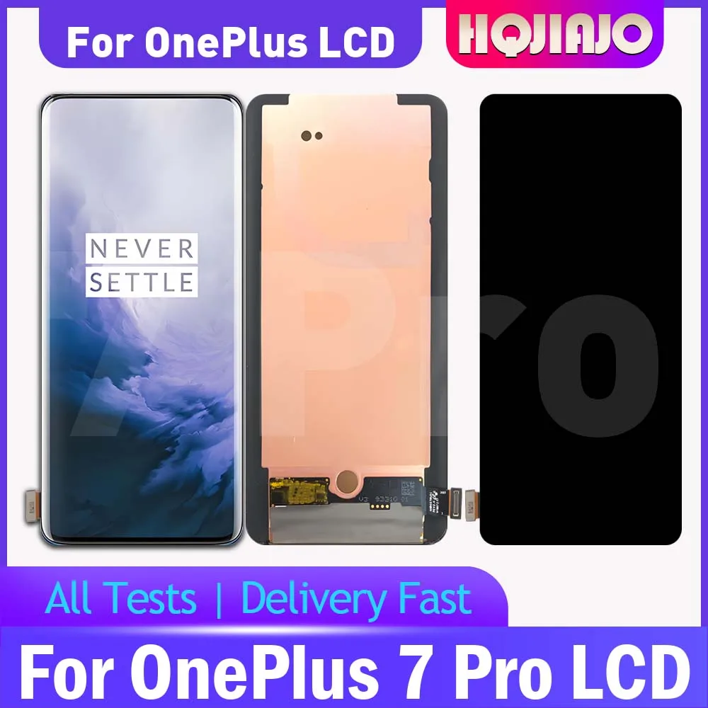 Écran tactile LCD AMOLED/TFT de 6.67 pouces pour OnePlus 7 Pro 4G/5G GM1911, numériseur pour OnePlus7Pro GM1925, réparation et remplacement de l'écran LCD