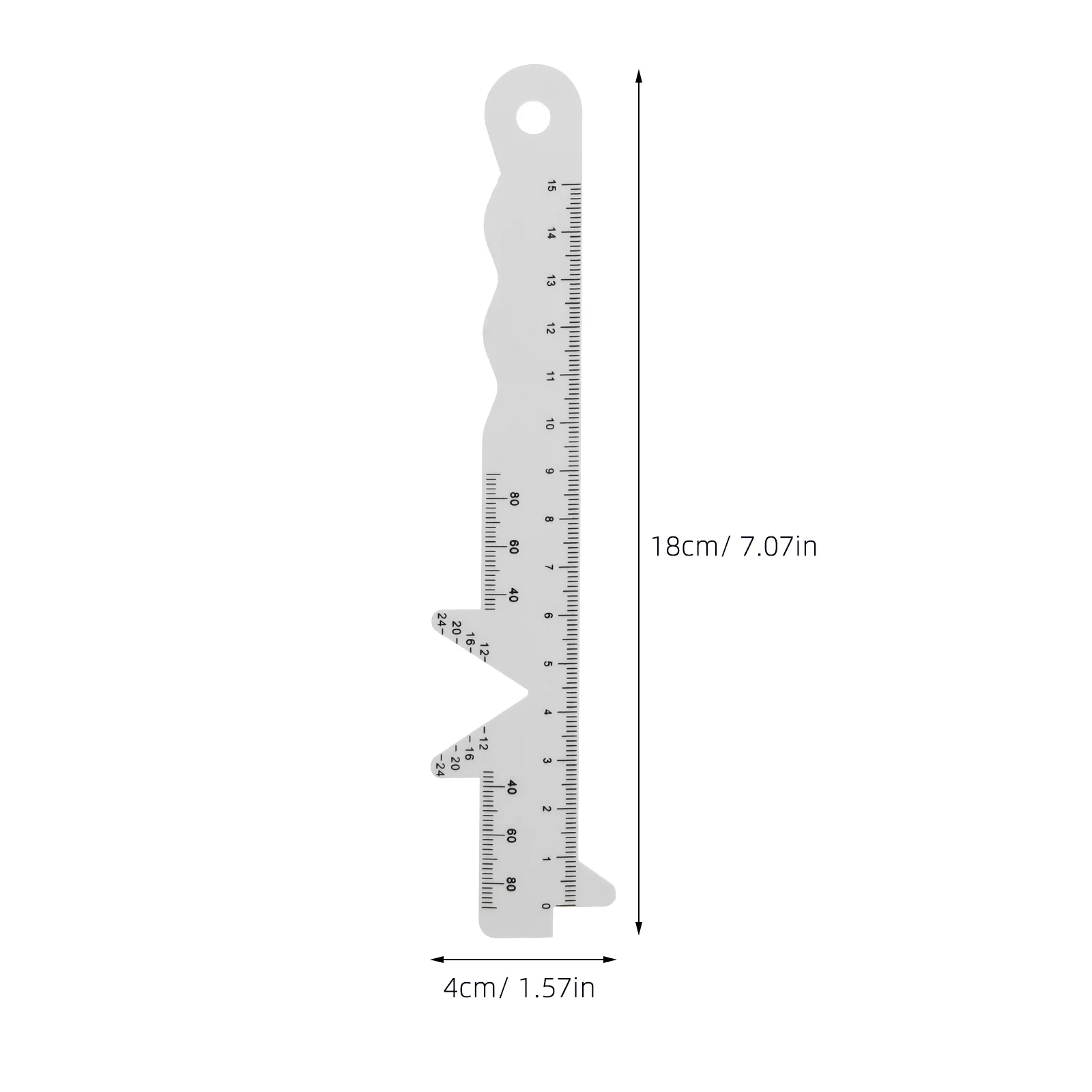 2 Pcs Pupil Distance Ruler Pupillary Optical Pupillometer Dedicated Measuring Accurate Multifunction Eyes
