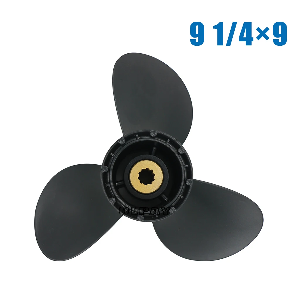 58100-93723-019 Aluminum Propeller 9-1/4*9 For Suzuki Outboard Motor 8-20HP,10 Teeth
