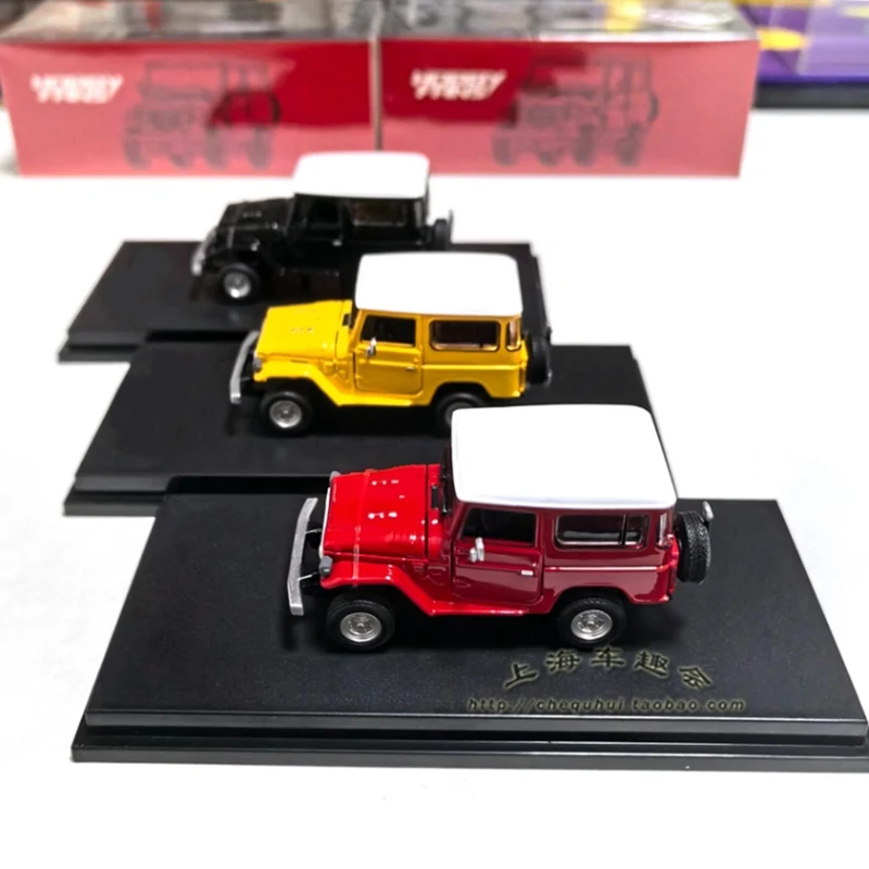 Diecast 1:64 Scale FJ40 Off Road Vehicle Alloy Car Model Finished Product Simulation Toy Collection Gift Static Model Display