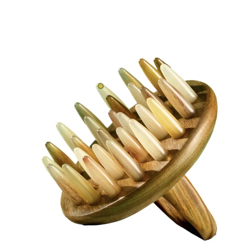 For Massage Comb Natural Croissant Comb Muscle Hair Therapy Multifunctional Ring Scraping Health dredging