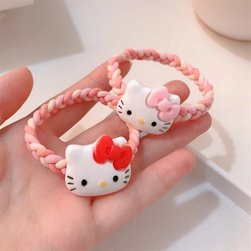 2 Stuks Kawaii Cartoon Sweet Bb Hair Clip Voor Vrouwen Meisjes Schattige Anime Kt Kat Haartouw Mode Haaraccessoires Hoofddeksels Geschenken