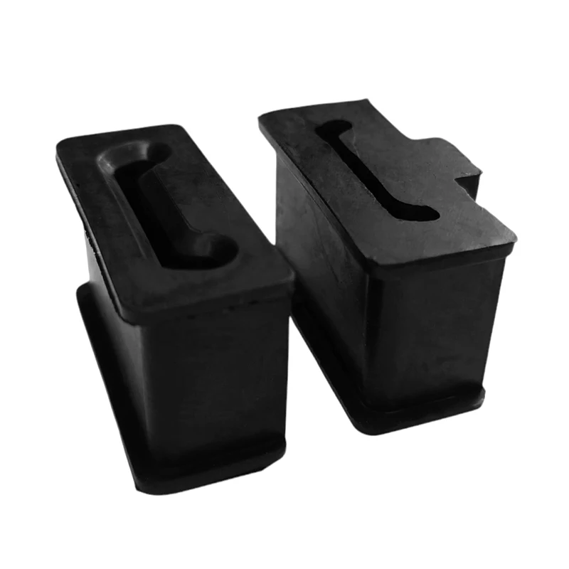 

YUNTANMT Black 1 Pair Rubber Muffler Mount Compatible with Harley Touring Road King Street Glide CVO (Replace 65724-85)