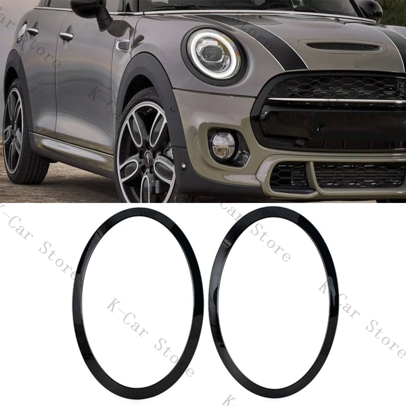For Mini Cooper F55 F56 F57 One S JCW 2014-2021 Front Headlight Trim Cover Rear Tail Light Surround Trim Styling Cover