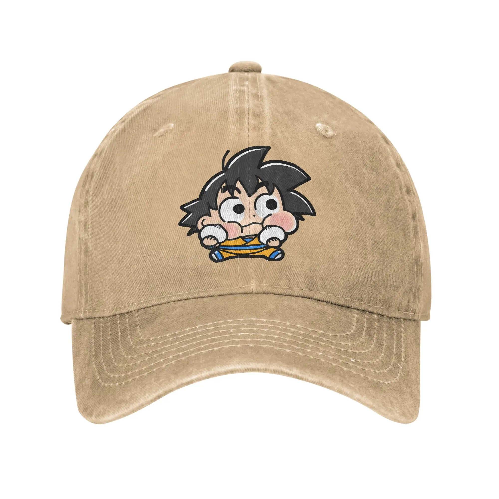 Dragon Ball Anime Song Goku Sun Baseball Cap  Women Men Design Hip Hop Hats Summer Fashion Tennis Skate Sun-Proof Snapback Cap