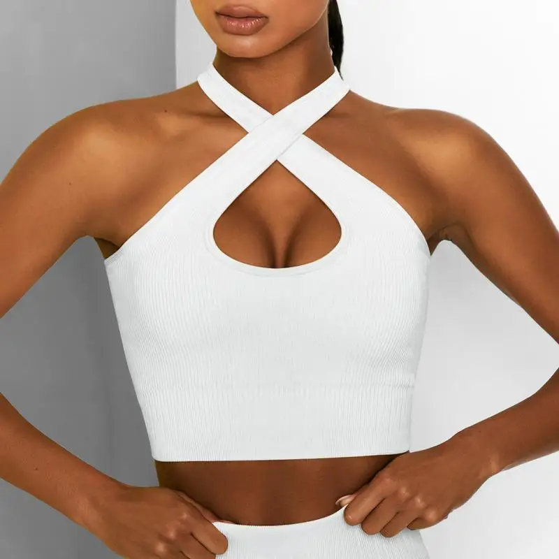 Soutien-gorge push up sans couture pour femme, brassière de sport, bralette en dentelle, sans fil, sans armatures, haut de yoga, soutiens-gorge sans os, sexy, Bh