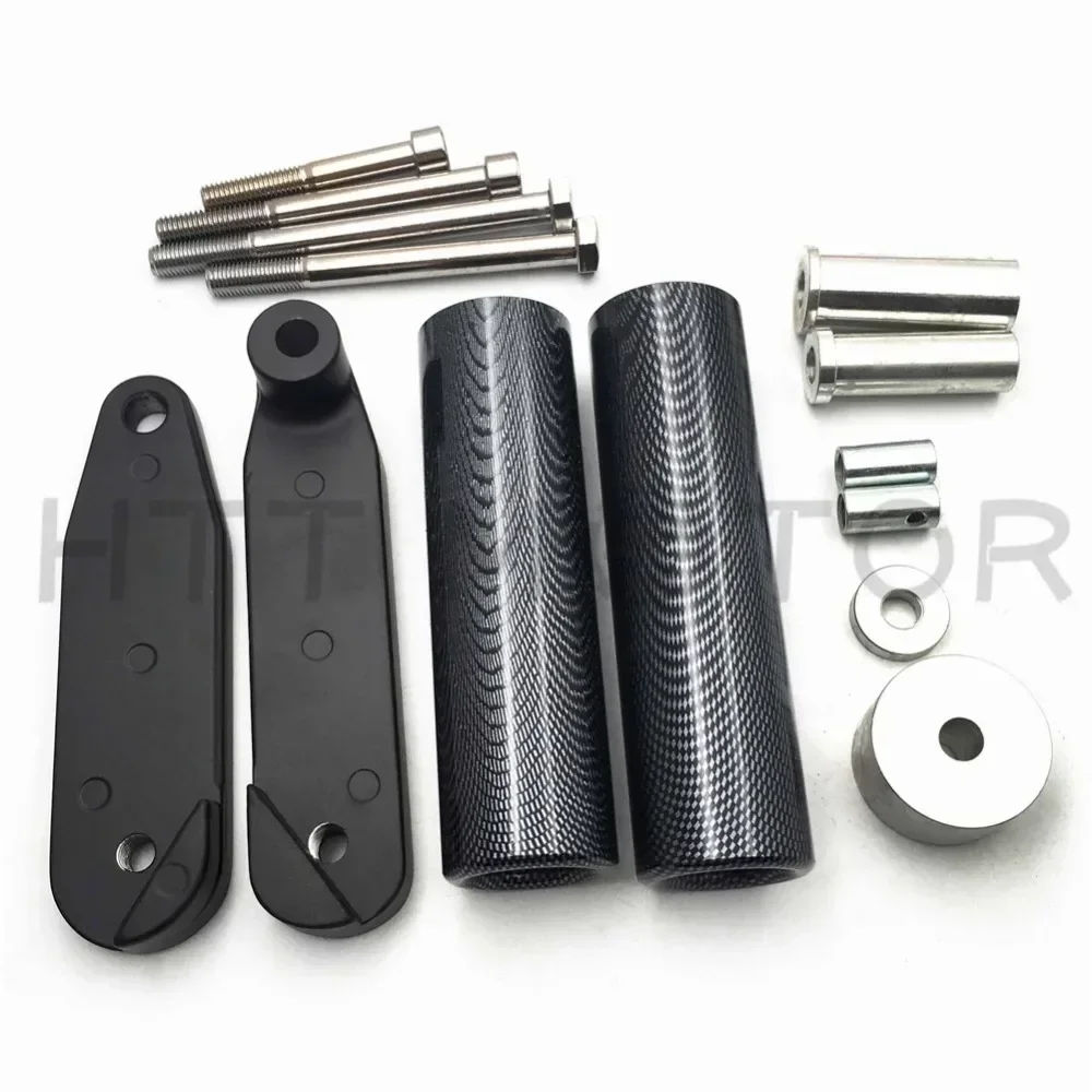 Für Kawasaki 2008-2013 Ninja 250 250R EX250 Carbon Fiber Aftermarket Motorrad Teile Kein Cut Rahmen Slider