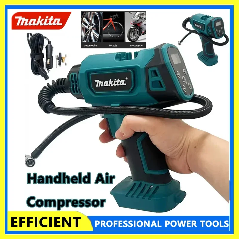 

Makita Automatic Cordless Inflator Electric Air Pump Car Tire Handheld Air Compressor For Makita 18V Battery For Car/Truck Tires