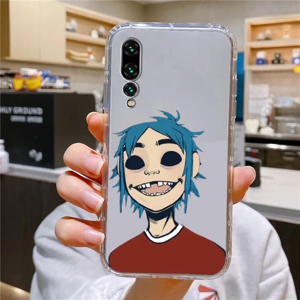 GG-Gorillaz V-Virtual B-Band Phone Case For Xiaomi 11 Redmi Note 11 5G 8T 9A 9 10T Note8Pro Note9 12SUltra Transparent Case