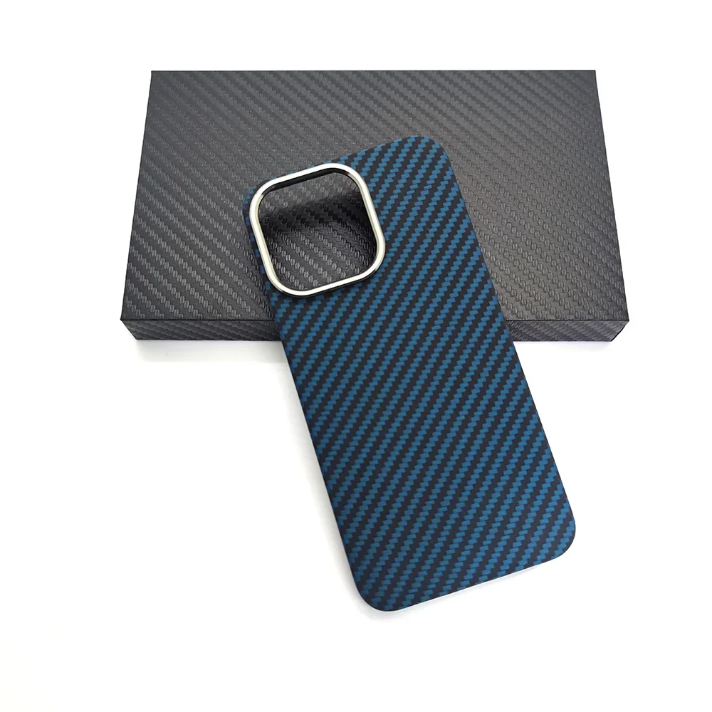 

for iphone 15/14/13/12 pro max cases Hard covers Carbon fiber phone case Lens protection aramid fiber for iphone 14 15 pro case