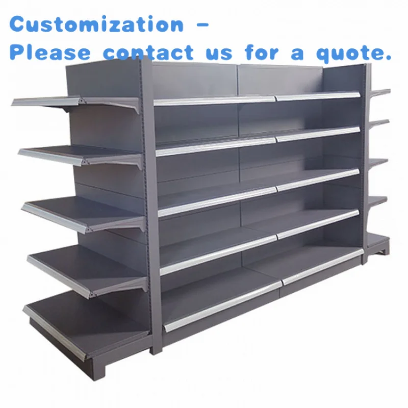 

custom.Racks Heavy Duty Supermarket Metallic Shelves Hot Selling