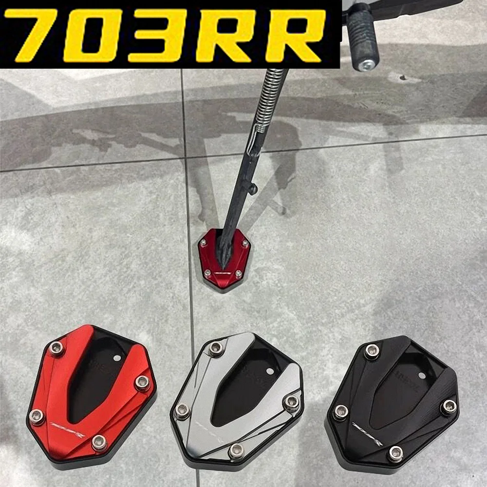

For Zontes 703RR Motorcycle Accessories Sliders Foot Side Kick Stands Extension Bike Kickstand Stable Holder Crutch Items RR 703