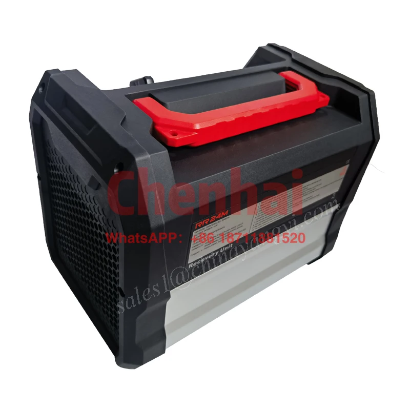 Twin Cylinder System Refrigerant Recovery Machine 1HP 32 R1234YF R410A R134A Auto Car A/C Service Gas Recycling Machine unit