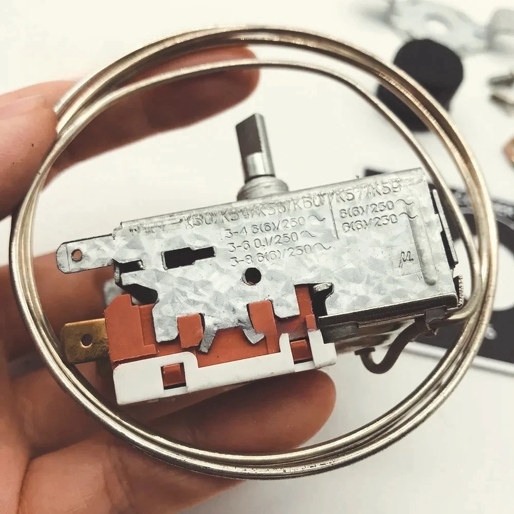 Freezer Temperature Control Switch K59 K50 K54 K56 K60 K57 2 Pin K50-P1126 Thermostat For A10-1053 A10-2502 Replacement
