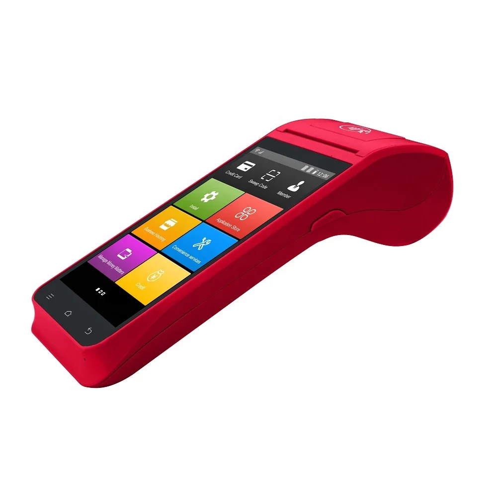 

Z91 Programmable 5.5inch Android Mobile POS machine with printer, QR Code Reader, NFC,RFID Reader and sim card pos