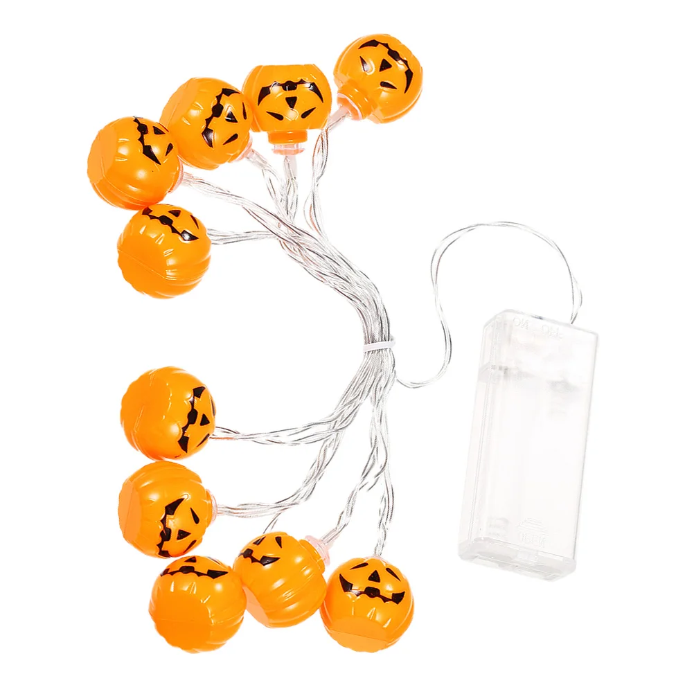 سلسلة ضوء الهالوين بتصميم إبداعي، ملمس متين، سهل الديكور، مثالي لموضوع رعب حفلة الهالوين