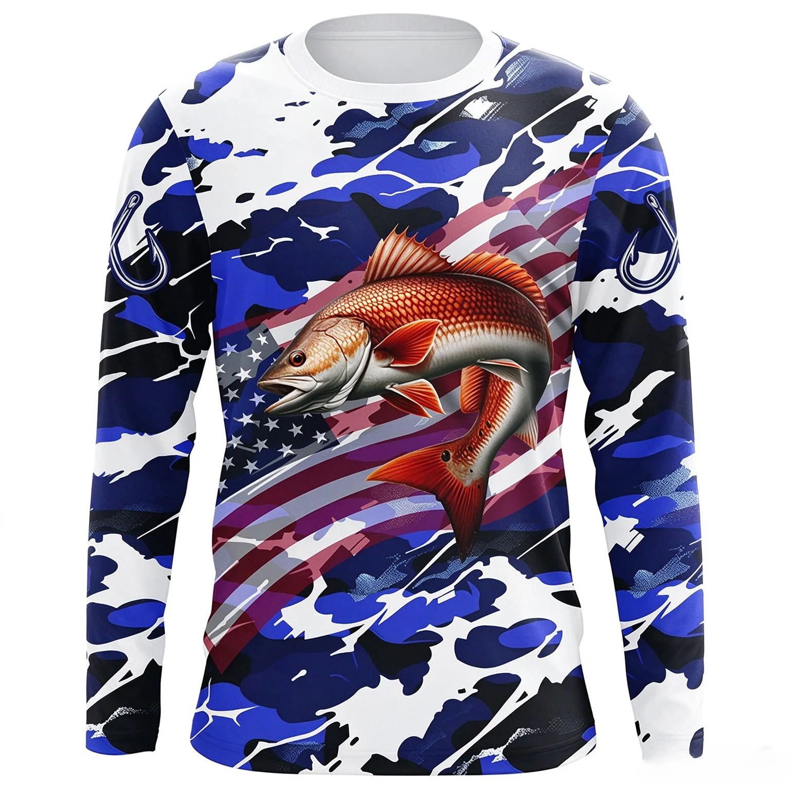 Trendy Long-sleeve T-shirt—breathable and Quick-drying with A Casual Style, Perfect for Relaxed Gatherings and Seaside Outings.