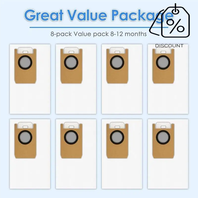 Для Eufy Omni S1 Pro самосливная станция, детали робота-пылесоса, мешки для пыли для робота-пылесоса-Y48A