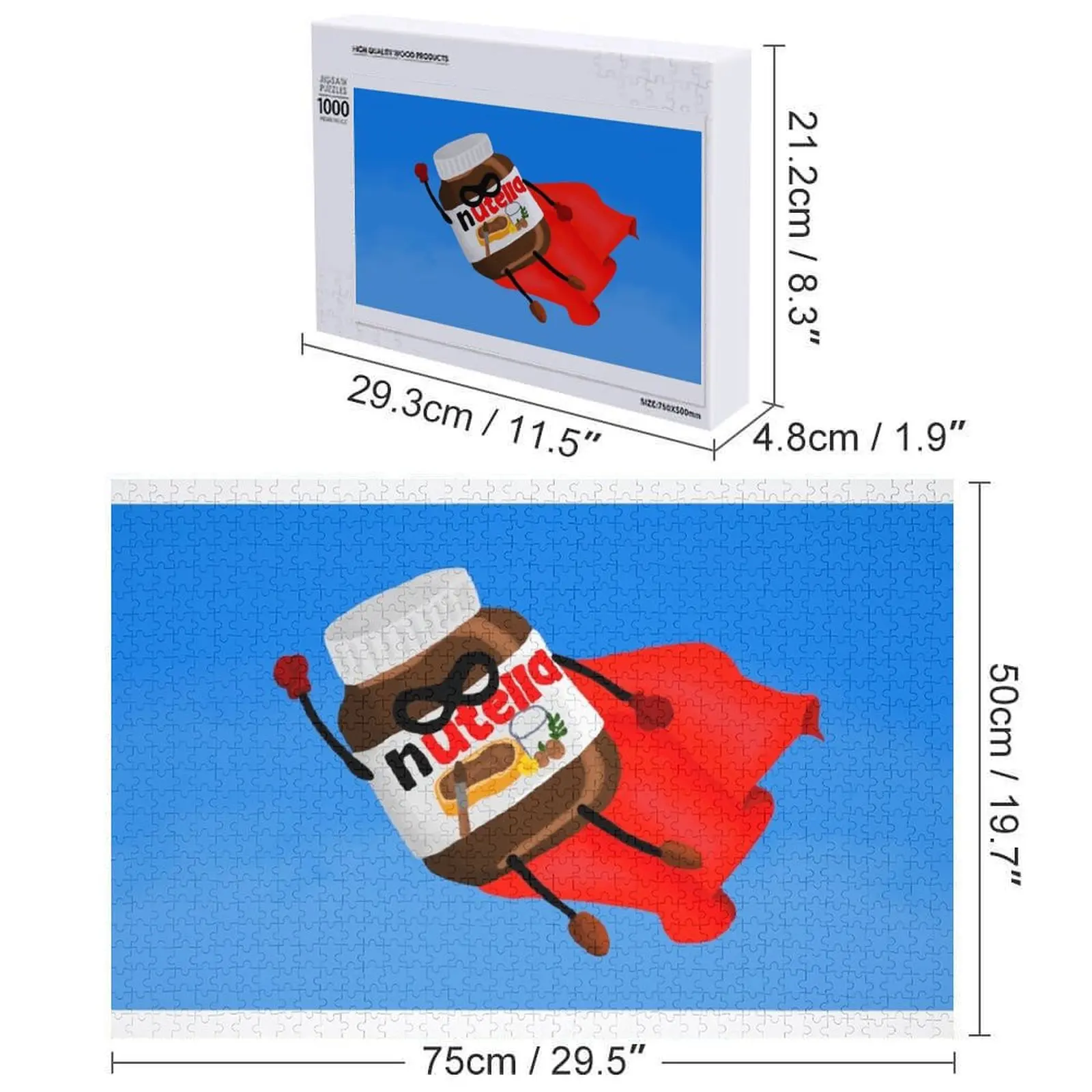 Super Nutella Jigsaw Puzzle Diorama Accessories Jigsaw Custom Woodens For Adults Wooden Animal Puzzle