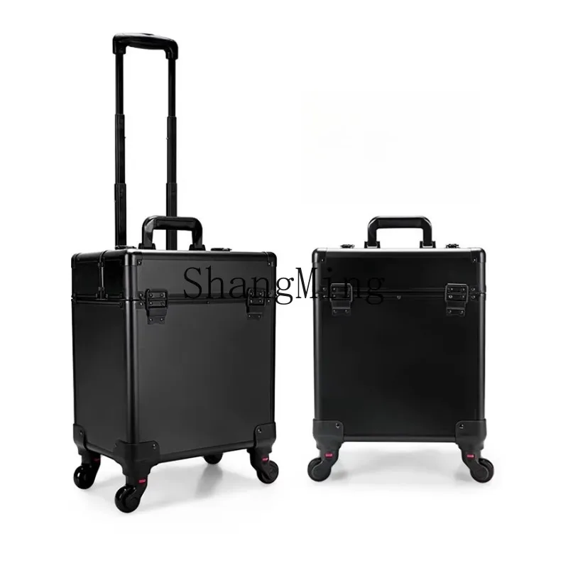 

ZHB cosmetic case trolley portable professional follow-up manicurist multi-layer large capacity