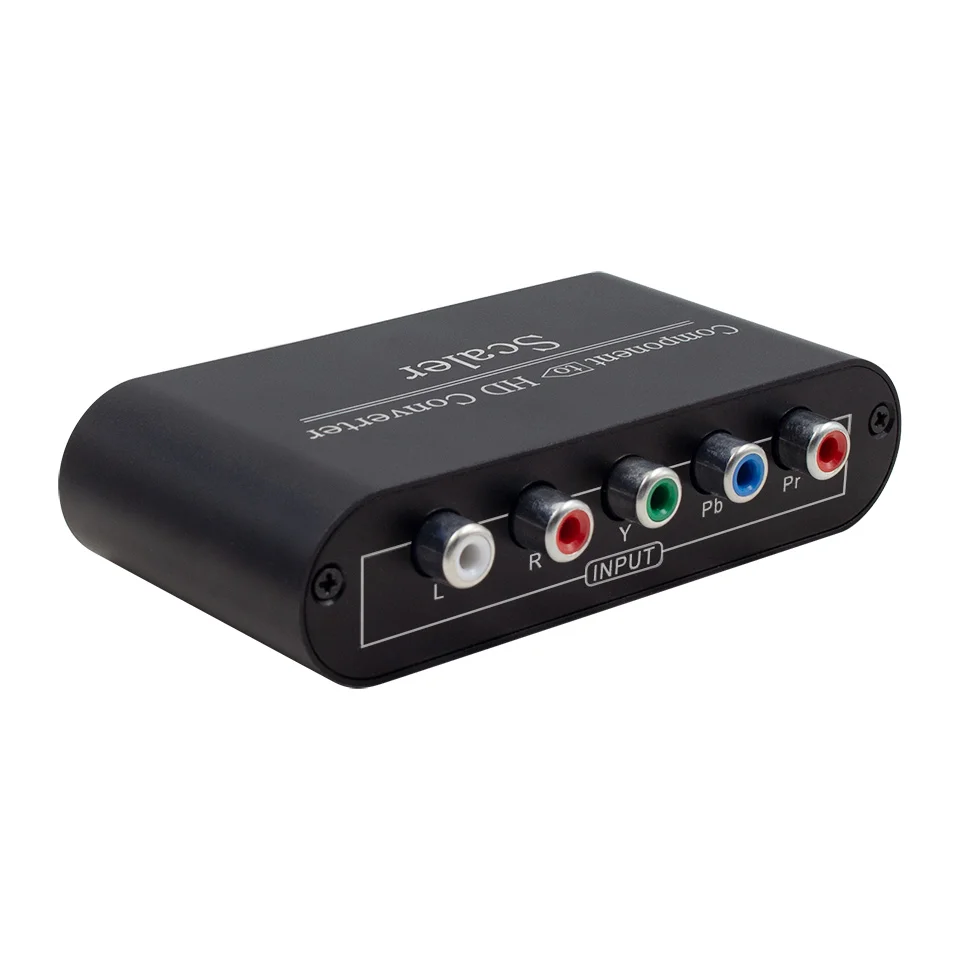 YPbPr to HDMI Converter 1080P Audio Video Adapter with L/R Audio for PS2 DVD PSP Xbox Laptop PC to TV Monitor