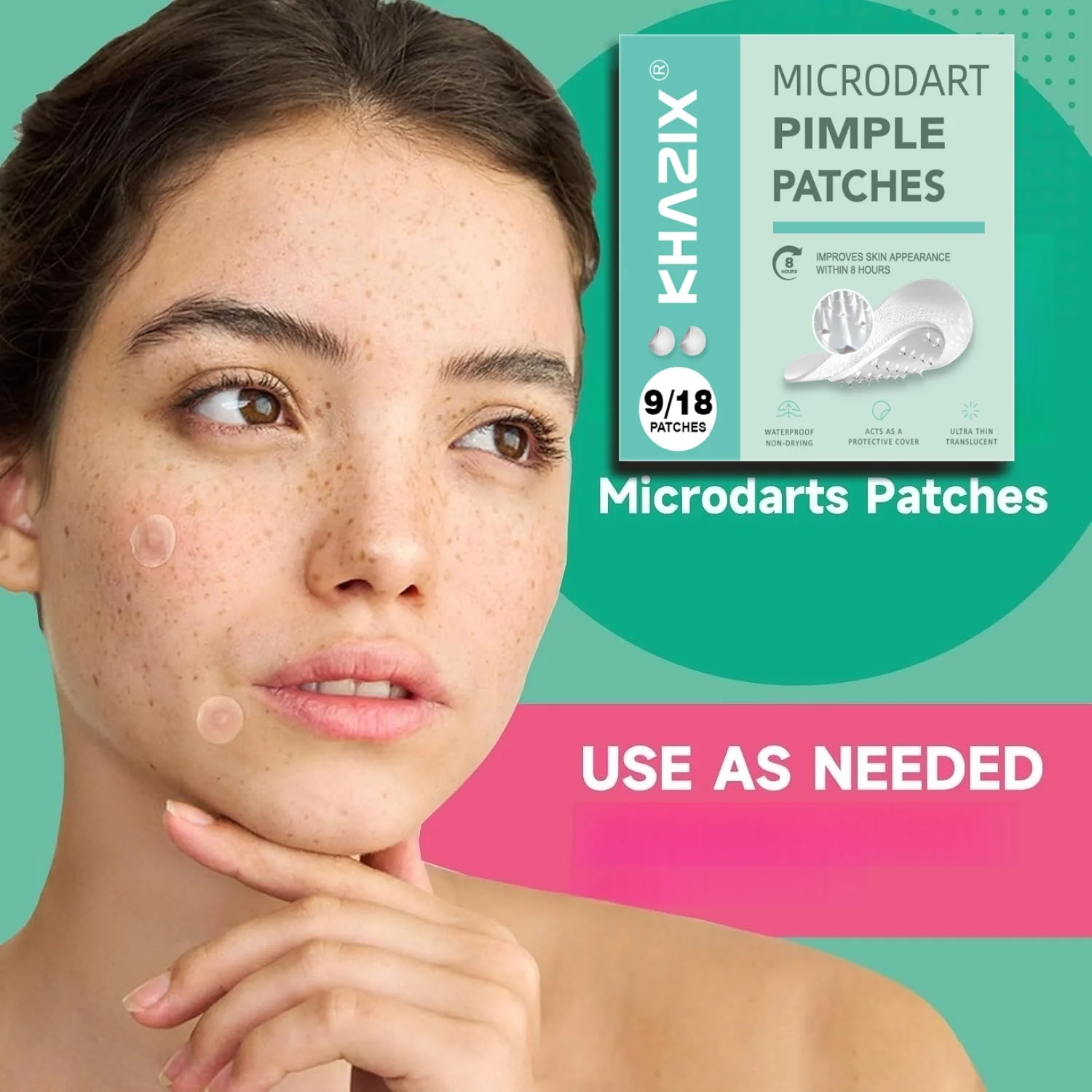 9/100pcs Your Secret to Smoother Skin: Pimple Patches for Hydration & Clarity.
