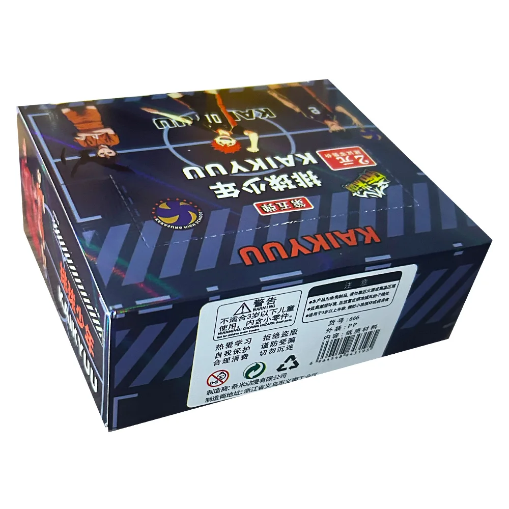 Haikyuu Card Booster Box Card Hinata Shoyo Kageyama Tobio Tsukishima Hotaru LR GMR Anime Character Collection carte giocattoli regali