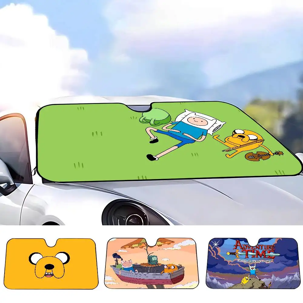 

Anmie H-Adventure Time-S автомобильный солнцезащитный козырек автомобильные солнцезащитные чехлы универсальный складной козырек для ветрового стекла