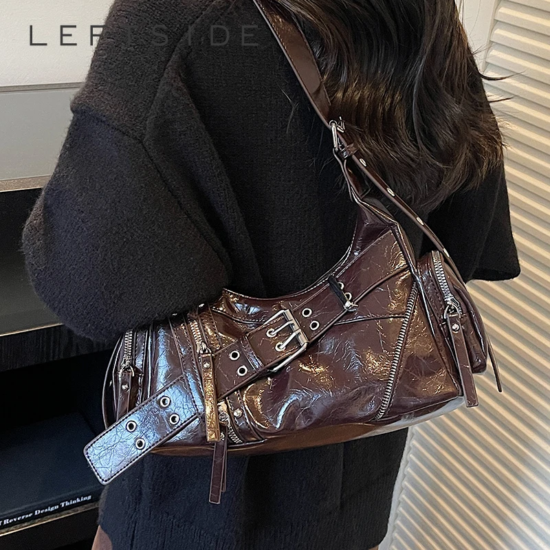 

Левая сторона, модные маленькие сумки на плечо для женщин, новая сумка через плечо из искусственной кожи, зимняя тенденция 2025 года, роскошные дизайнерские сумки