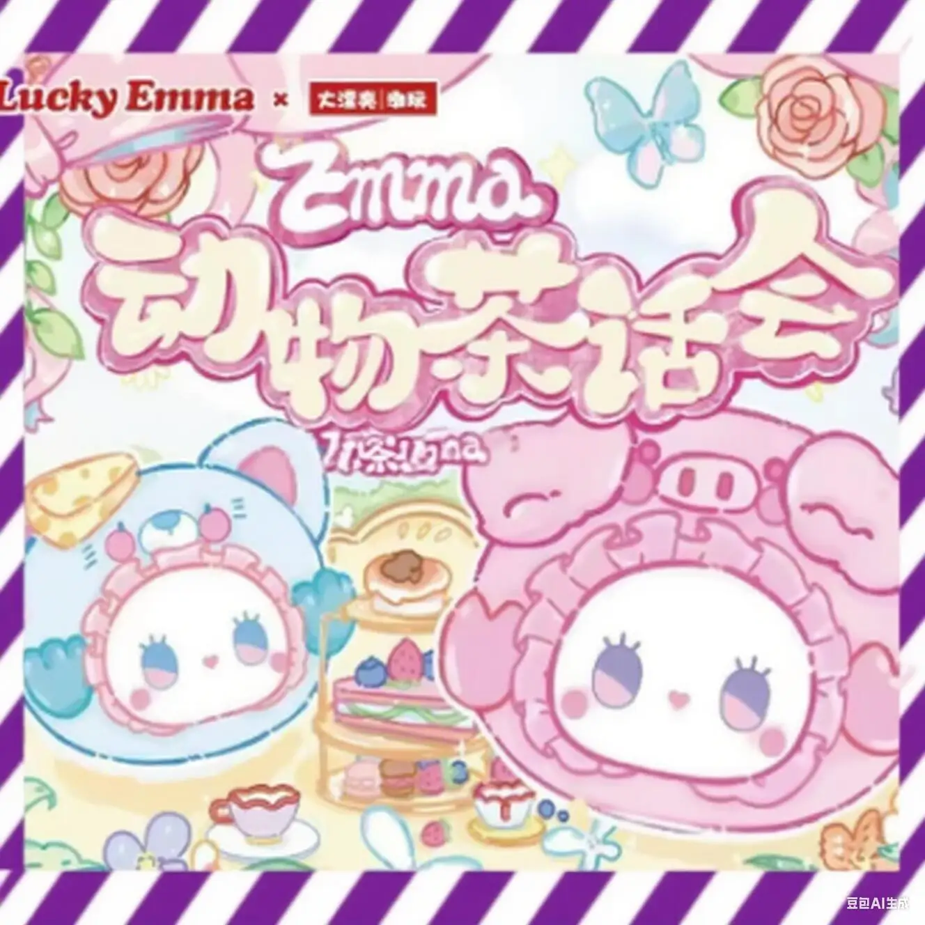 

Новая виниловая плюшевая глухая коробка Emma Animal для чаепития, модная игрушка, милая кукла, сумка, подвеска, украшение, брелок, загадочная коробка, подарок-сюрприз