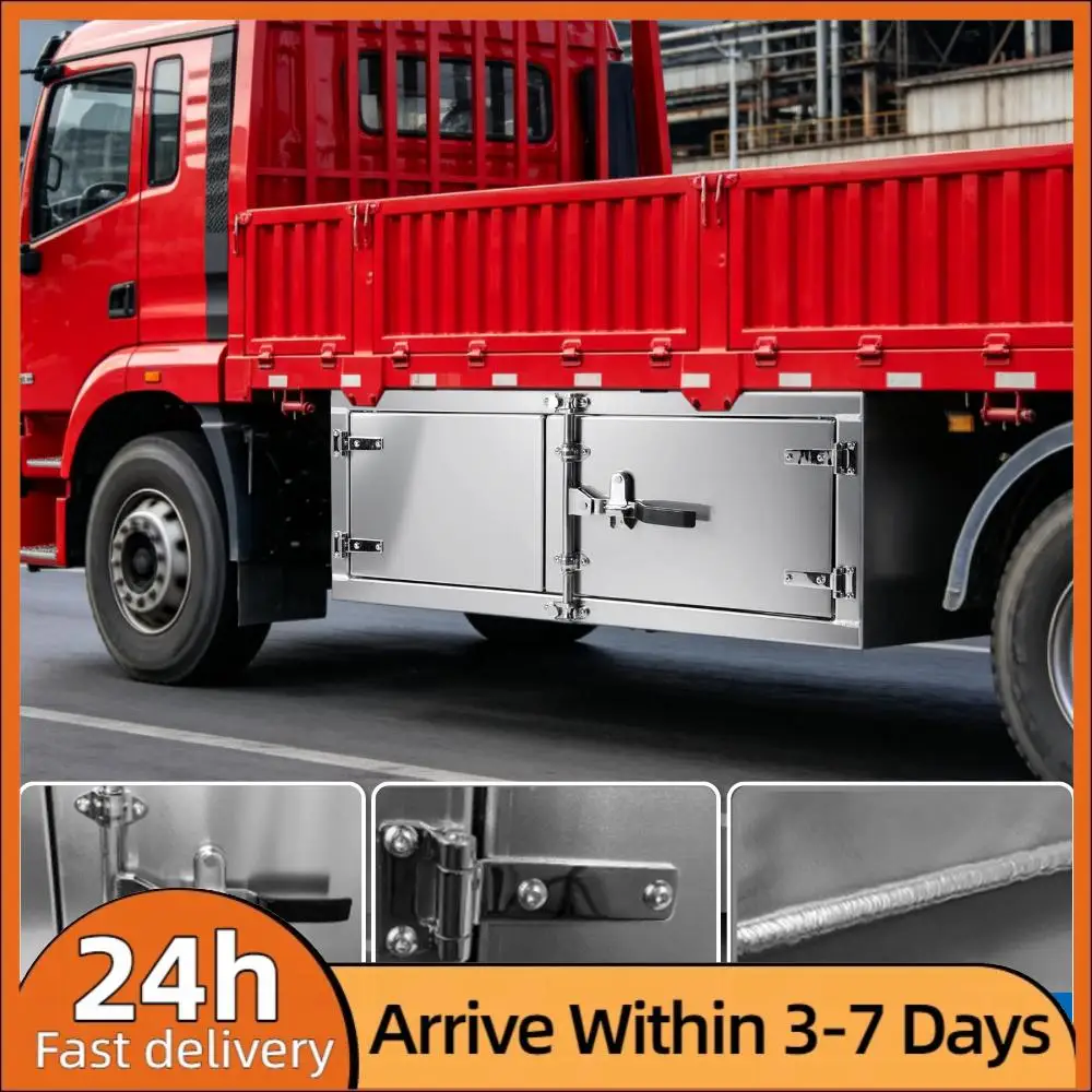 

Ящик для инструментов под кузов грузовика, 18 x 18 x 60 дюймов, с замком Cam Lock, двойные распашные двери, алюминиевый, для пикапов, автодомов, прицепов