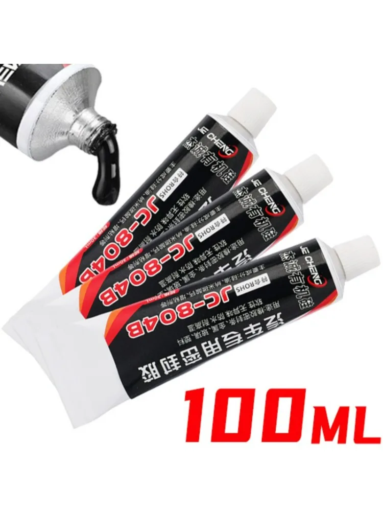 Liquide de réparation de pneus, 100/30ml, étanche, résistant aux hautes températures, colle en caoutchouc forte, colle adhésive, outils de réparation automobile