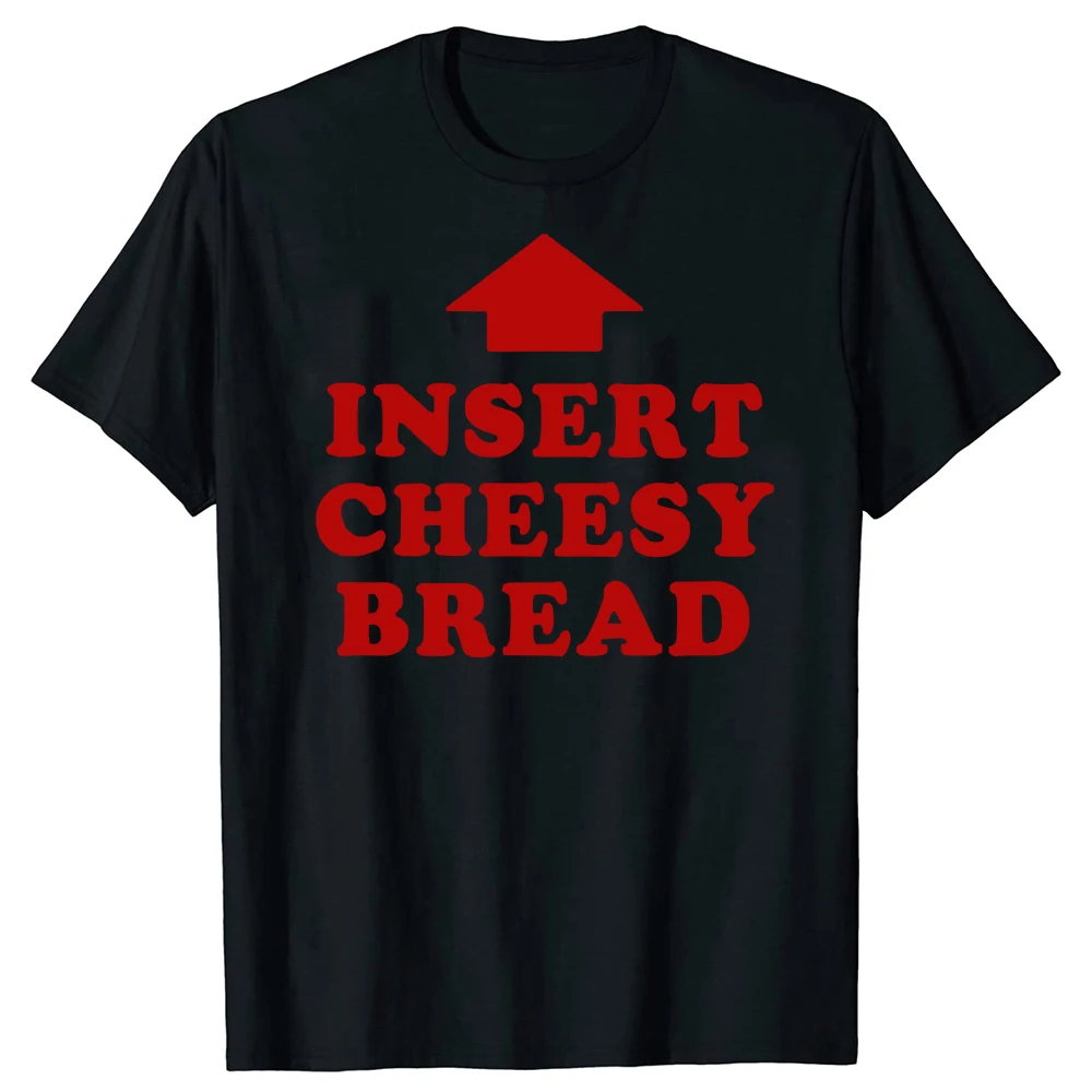 Fun Cheese Bread Pattern Short-Sleeved T-Shirt, Birthday Gift, Men's Fashionable Casual Loose Large Size T-Shirt