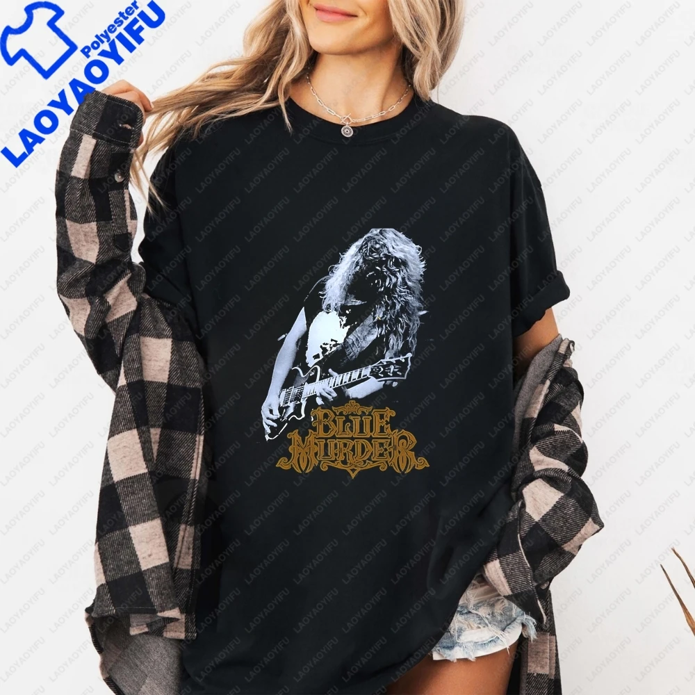 Retro John Sykes Summer Casual Trendy Unisex Versatile Short-Sleeved Men's and Women's General Style Round-neck T-Shirt