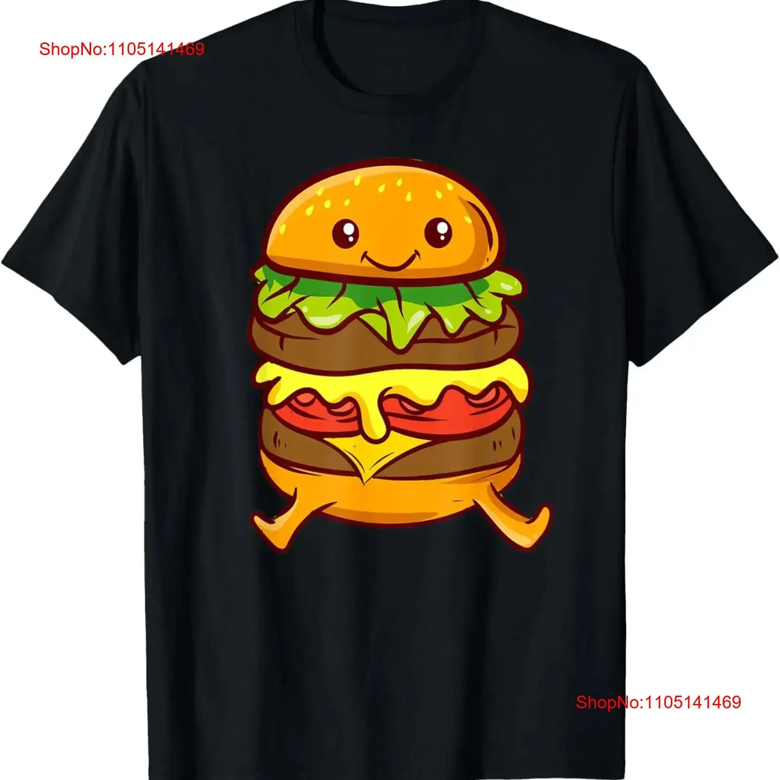 Burger lindo Kawaii Anime estético japonés hamburguesa Vi camiseta vintage lavado estirado suave Unisex ropa de diseñador de moda