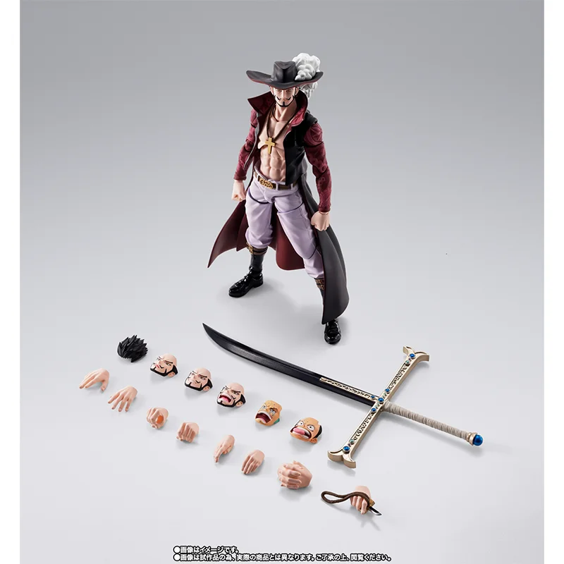 بانداي S.H.Figuarts SHF قطعة واحدة RORONOA DRACULE.MIHAWK -HAWKEYE- أطقم منمذجة شخصيات الحركة لعبة مجسمة هدية للأطفال