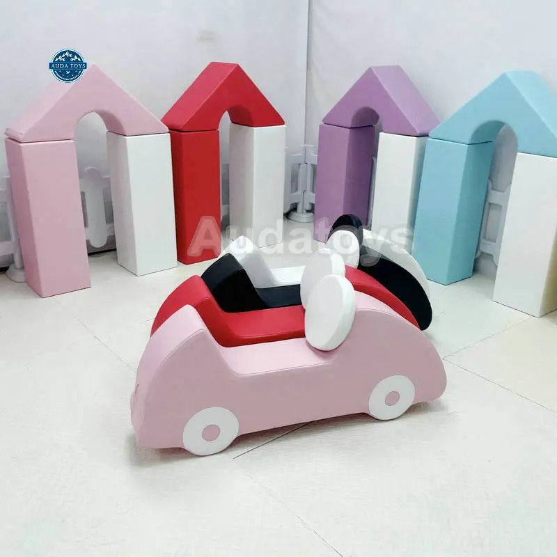 Baby Small Pink Soft Play Set Play Ground Mini Indoor Playground For Girl Birthday
