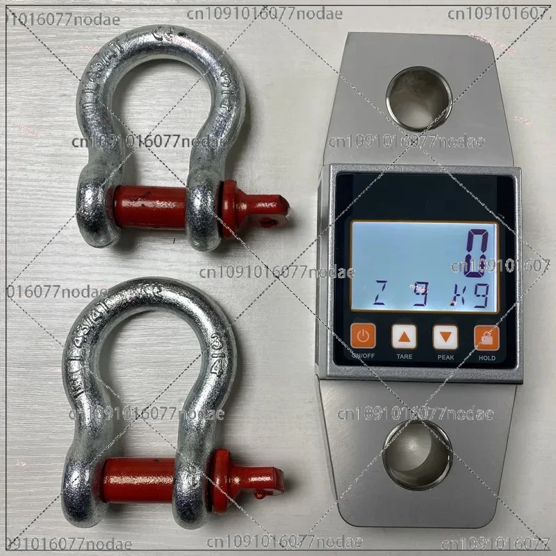 Electronic Dynamometer 1t 2T3 Tons 5000kg Tension Meter 10 Tons Wire Rope Digital Display Tension Device