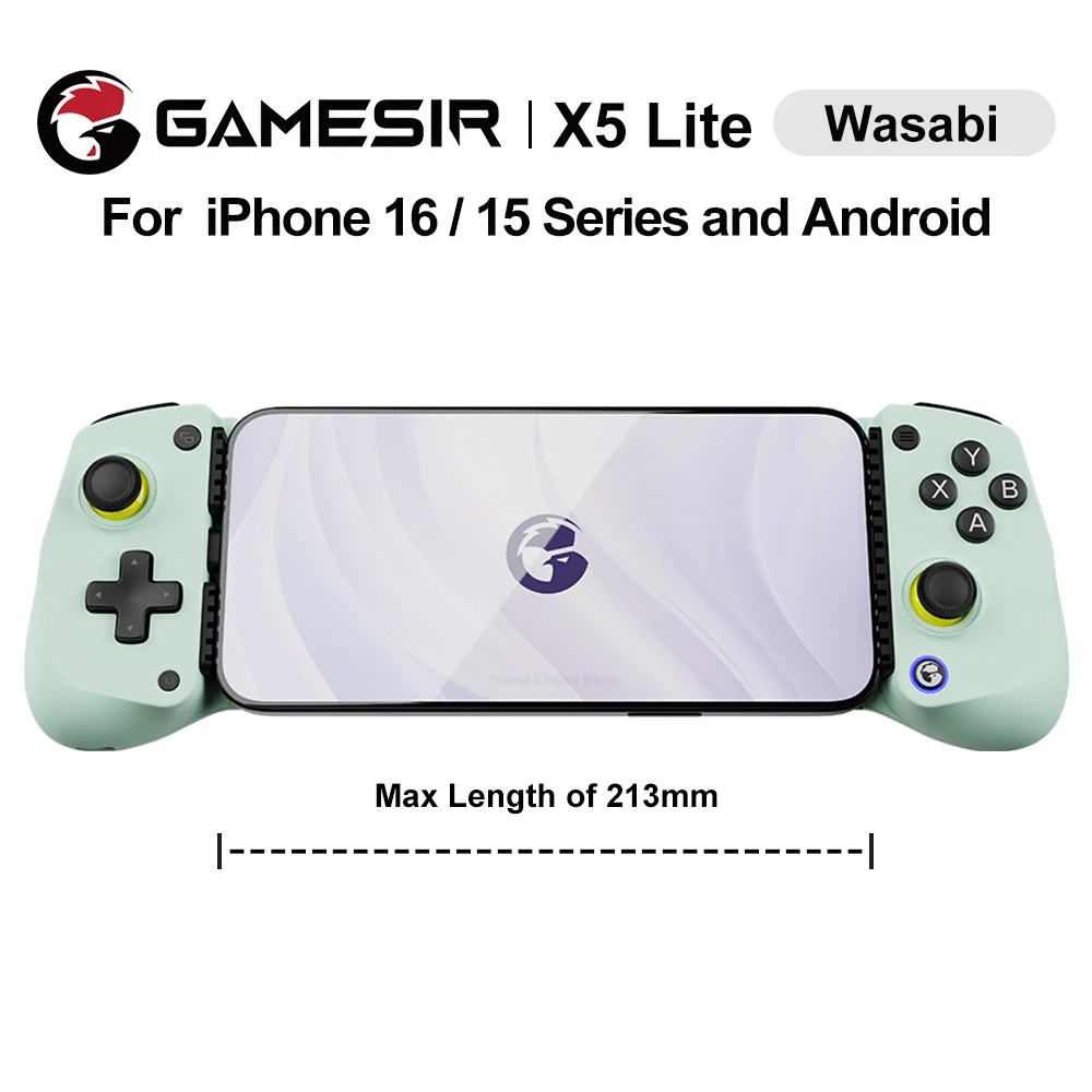 GameSir X5 Lite Mobiele Telefoon Gamepads voor iPhone 16 15-serie iPad Mini Android Tablet Controller Hall Effect Joysticks Ontwerp - afbeelding 1