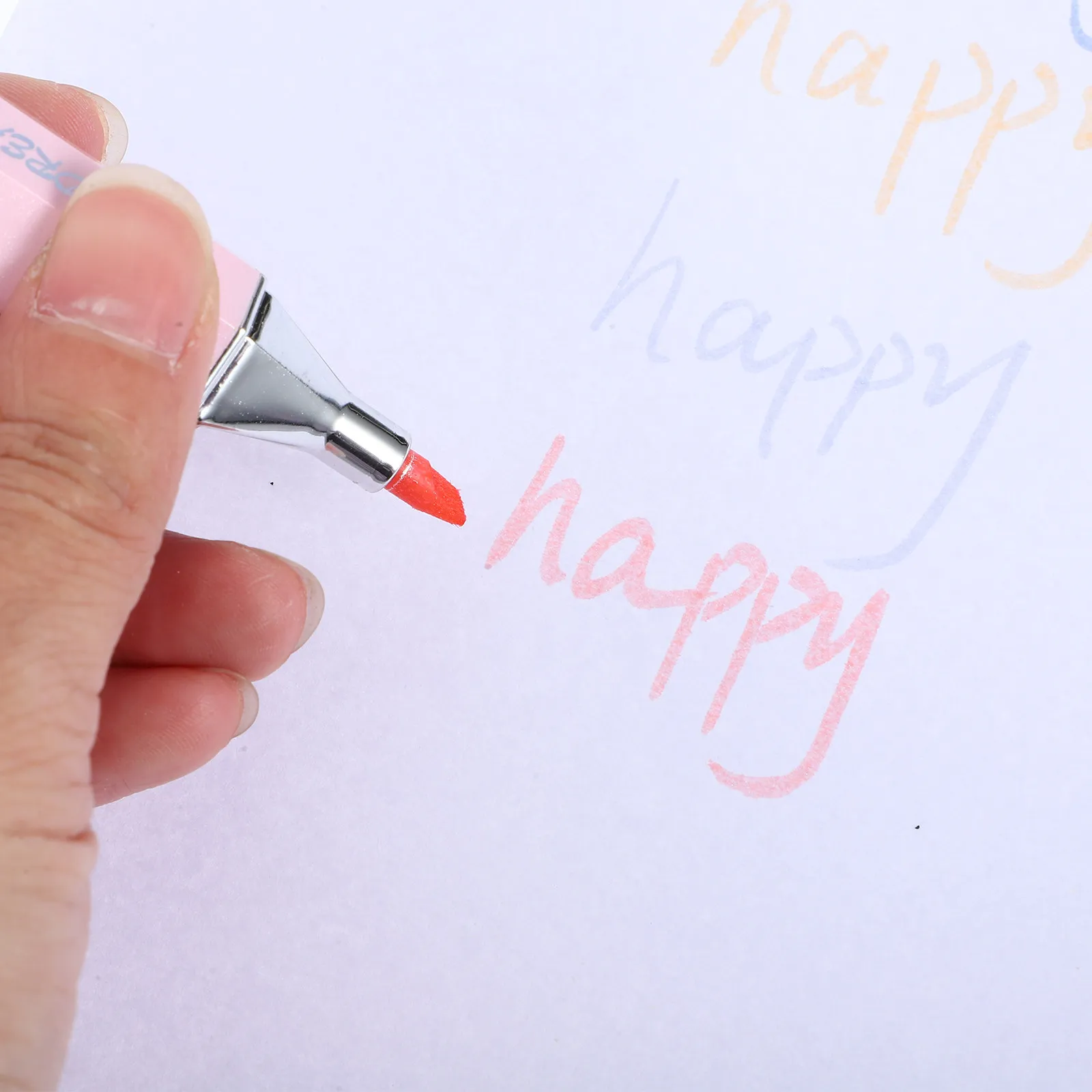 

4Pcs Soft Tip Highlighters Plastic Study Highlighter Pens for Note Marking Journaling Color Coding Bible Memorizing Office