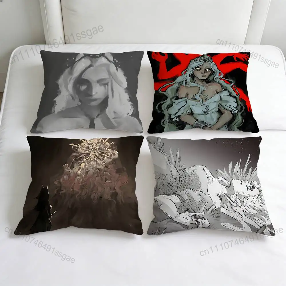 

S-Slay The P-Princess Game Decorative Square Pillow Cover Modern Cushion Case for Living Room Bedroom