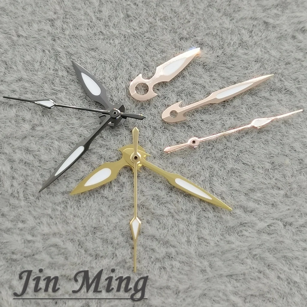 High Quality Super C3 Luminous Fish Design Watch Hands For NH34 NH35 NH36 NH38 4R 7S SKX007 Movements Modification Accessories