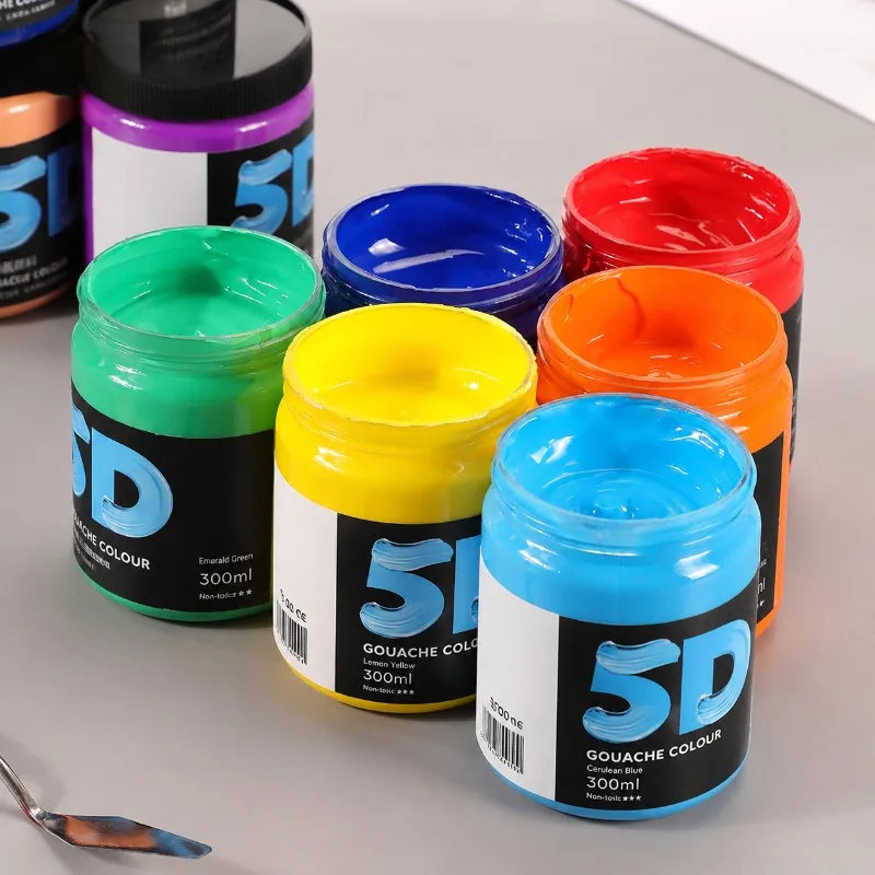 Large 100ml Jar Acrylic Pigment Waterproof Permanent Coloring Liquid DIY Handcraft Creation Professional Painter Art Student