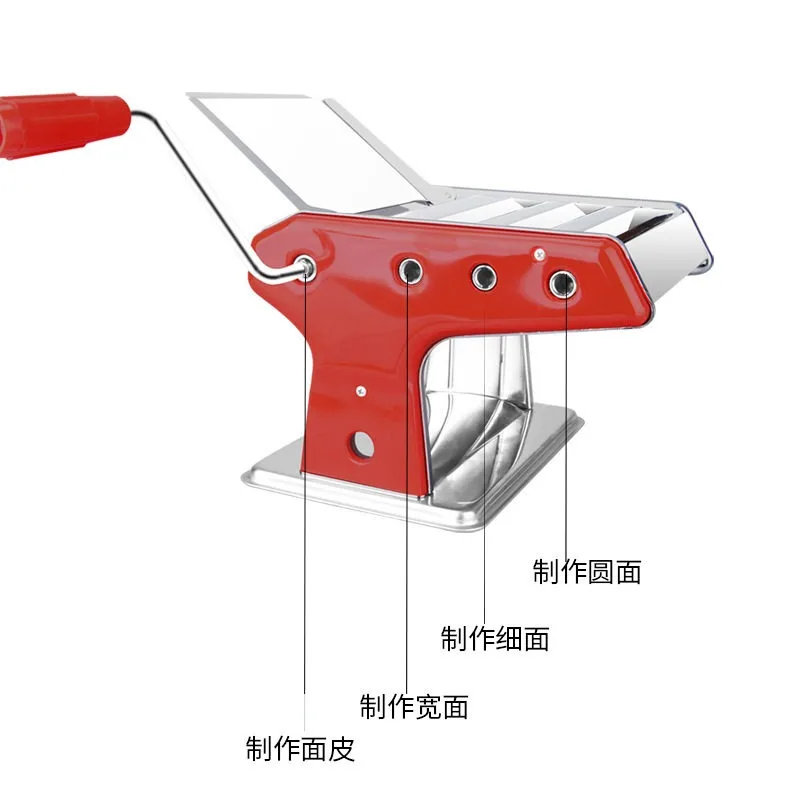 Household Multifunctional Manual Pasta Maker Small Dough Roller Machine Commercial Use For Noodle Dumpling Wrapper Wonton Skin