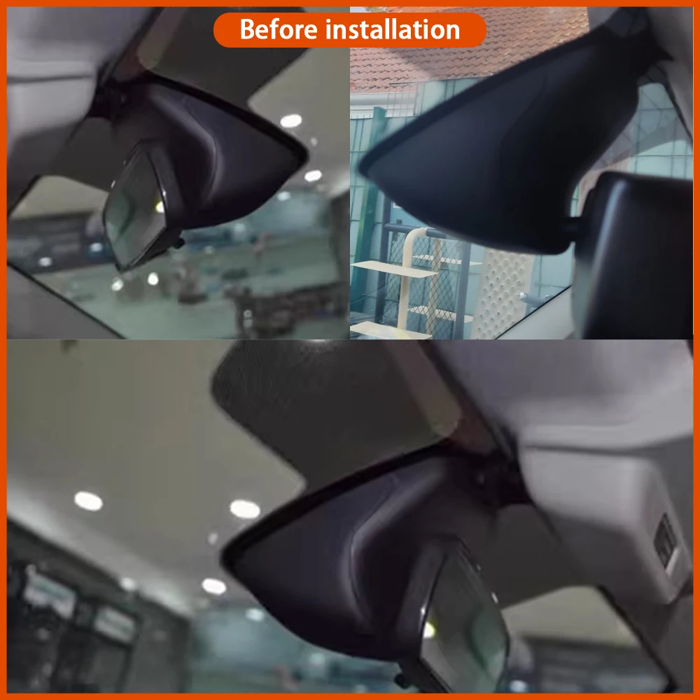 for Smart EQ Fortwo Forfour W453 C453 Cabriolet A453 Electric Drive Video Recorder 4K DVR Dash Cam Wifi Camera 170° Angle